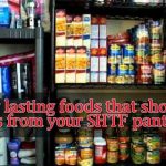 19 long lasting foods that should not miss from your SHTF pantry2