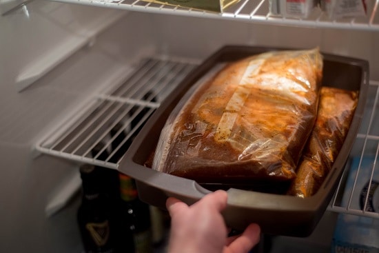 This little piggy went to the fridge.