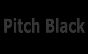 pitch-black