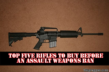 Top Five Rifles to Buy Before an Assault Weapons Ban