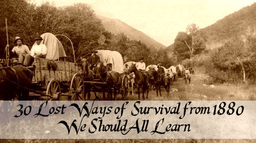 30 Lost Ways of Survival from 1880 We Should All Learn