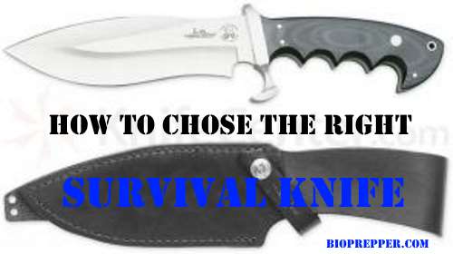 How To Chose The Right Survival Knife