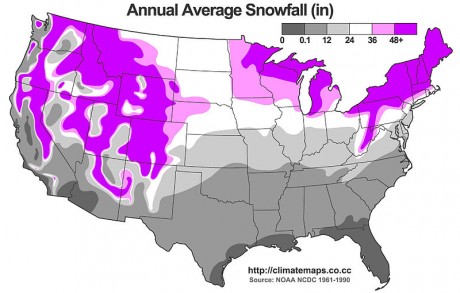Average-Annual-Snowfall-460x293 The Best Place To Live In The United States