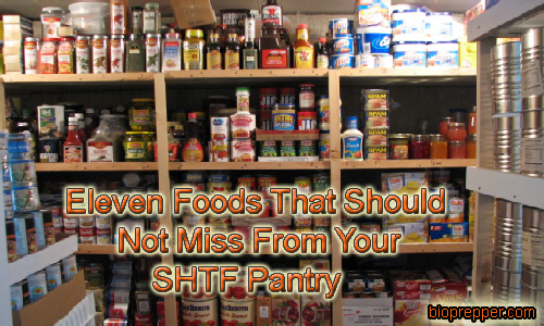 Eleven Foods That Should Not Miss From Your SHTF Pantry