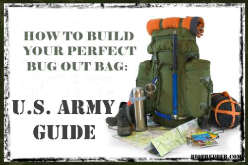 HOW TO BUILD YOUR PERFECT BUG OUT BAG U.S. ARMY GUIDE