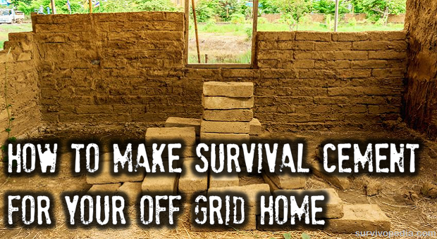 How To Make Survival Cement For Your Off Grid Home - Bio Prepper