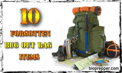 10 Forgotten Bug out Bag Items